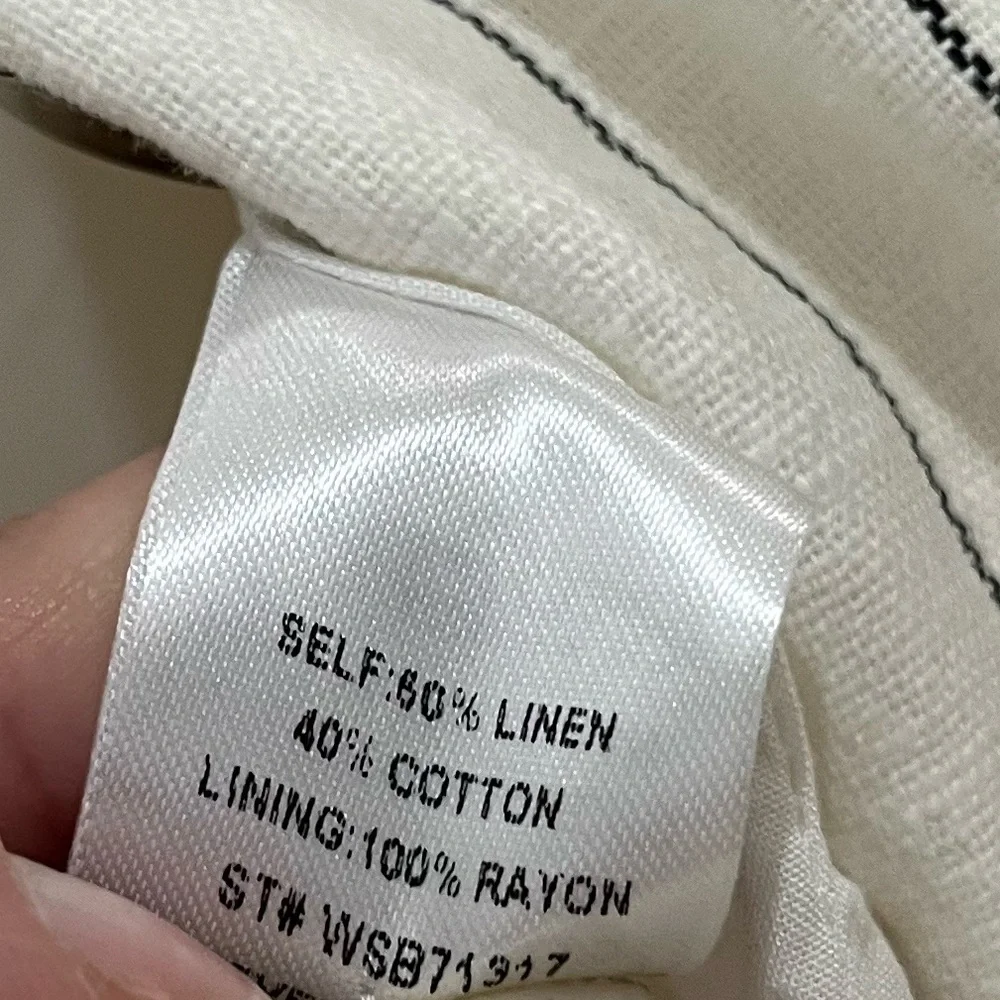 NWT Lost + Wonder Linen and Cotton Stripe Skirt size small - Picture 10 of 10